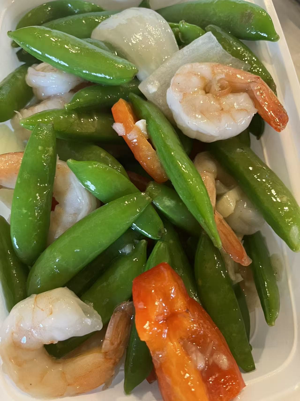 Shrimp with Sugar Snap Pea